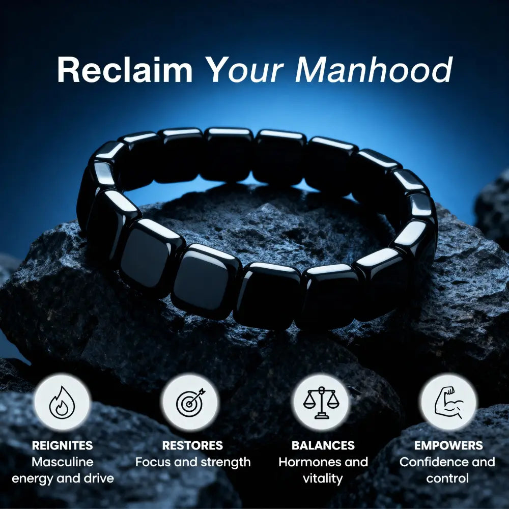 Natural Hematite Bead Bracelet – Healing & Energy Jewelry