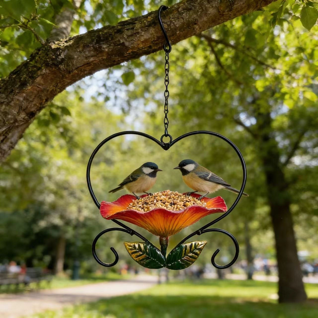 💖 Heart-Shaped Bird Feeder