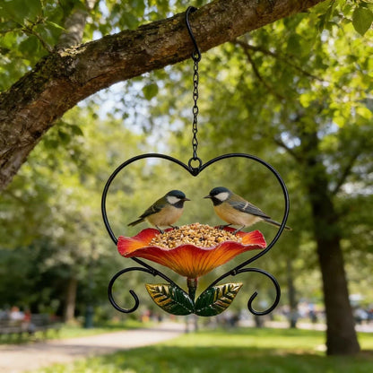 💖 Heart-Shaped Bird Feeder