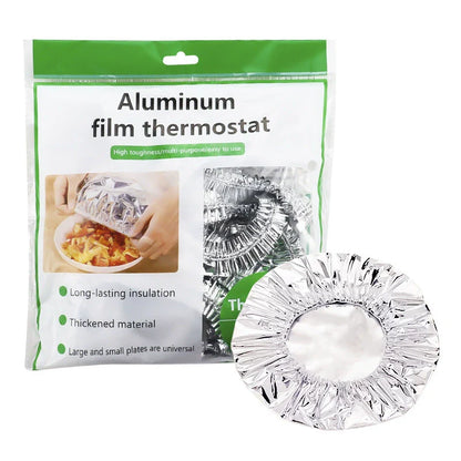 🍲🔥New home dining table & food container aluminum foil heat-retaining cover