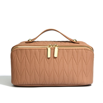 Large Capacity PU Cosmetic Organizer Bag - Waterproof