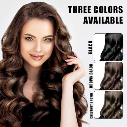 LUNOON Comb‑In Hair Dye Cream for Gray Coverage – Natural Black & Dark Brown