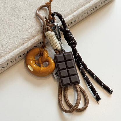 Pretzel Keychain