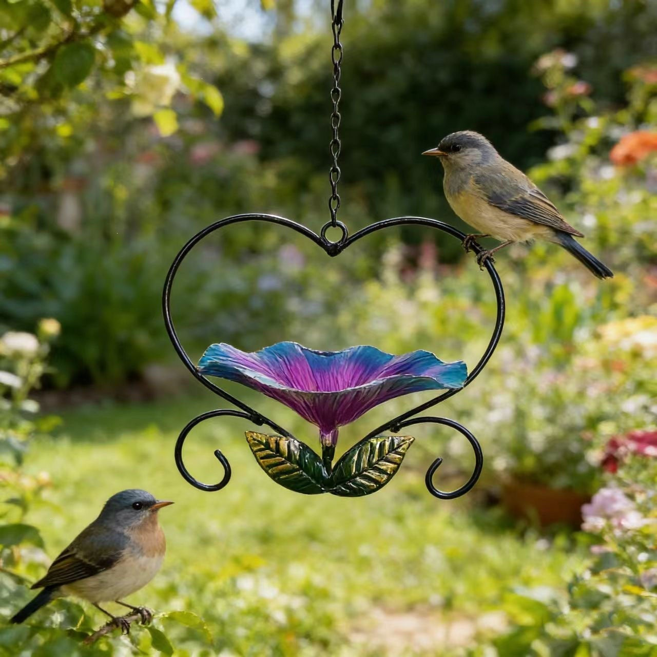 💖 Heart-Shaped Bird Feeder