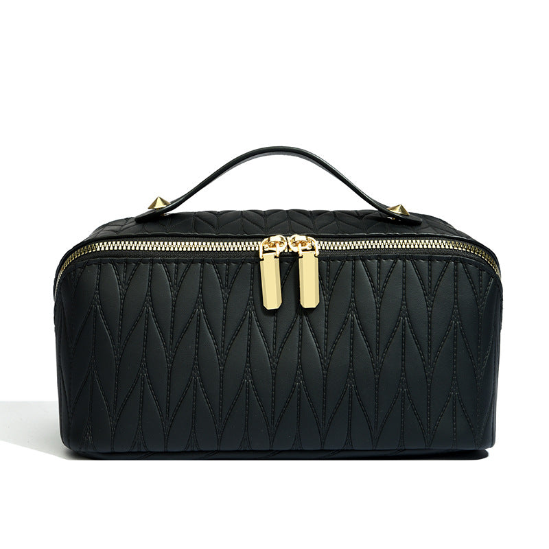 Large Capacity PU Cosmetic Organizer Bag - Waterproof