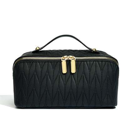 Large Capacity PU Cosmetic Organizer Bag - Waterproof