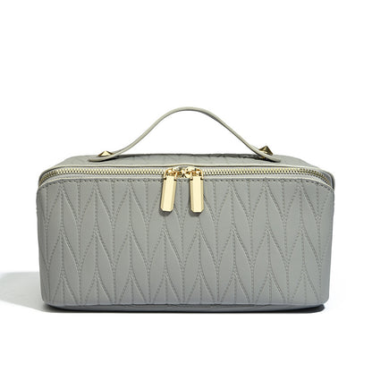 Large Capacity PU Cosmetic Organizer Bag - Waterproof