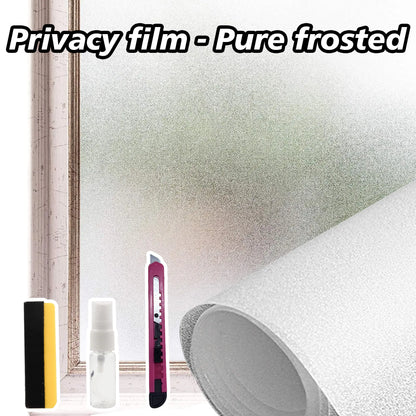 Window Privacy Film, Static Cling Removable Window Tint
