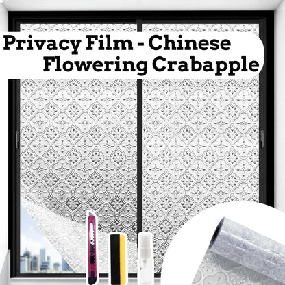 Window Privacy Film, Static Cling Removable Window Tint
