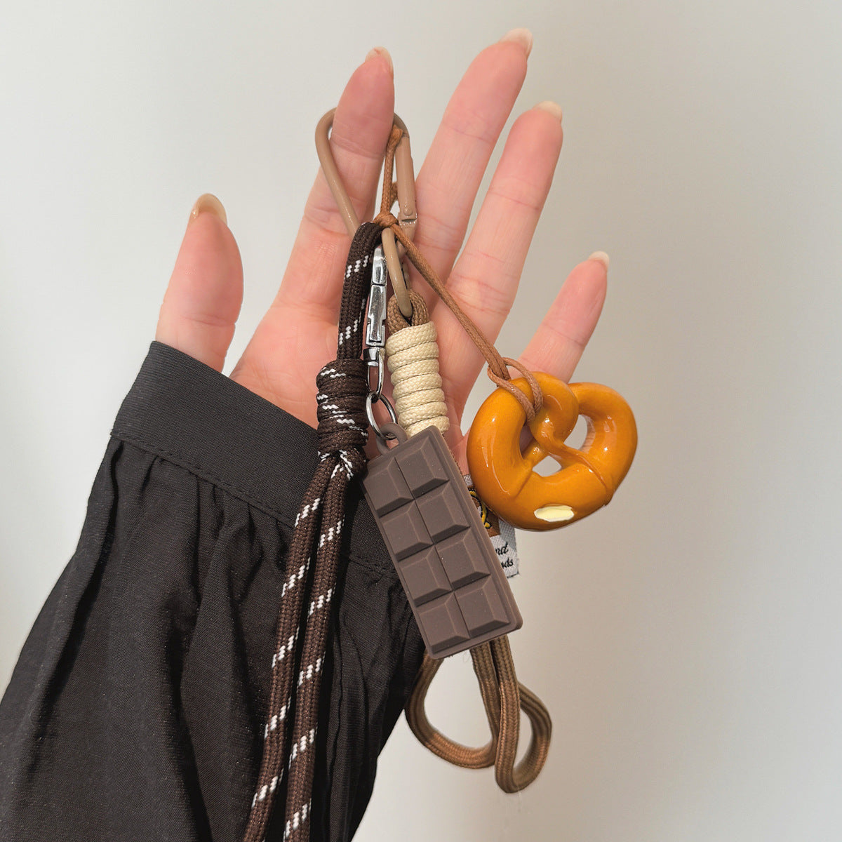 Pretzel Keychain