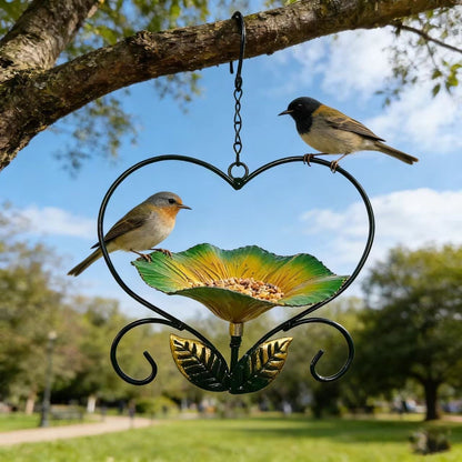 💖 Heart-Shaped Bird Feeder