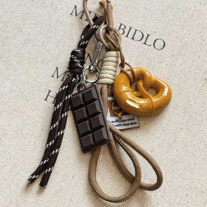 Pretzel Keychain