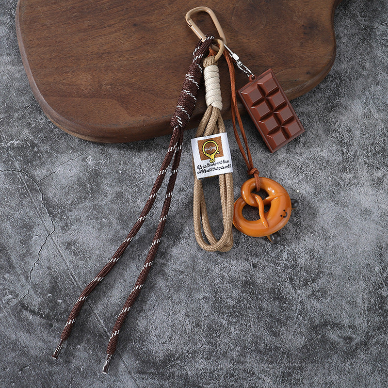 Pretzel Keychain