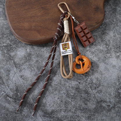 Pretzel Keychain