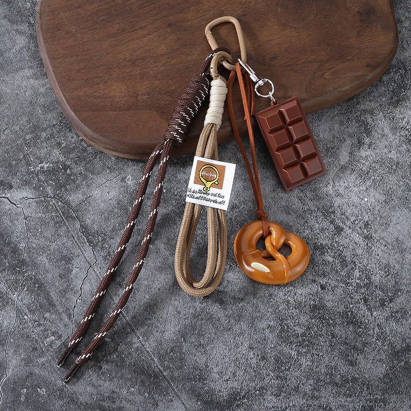 Pretzel Keychain