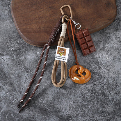 Pretzel Keychain