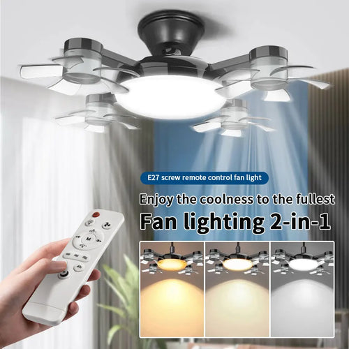 E27 LED Ceiling Fan Light Bulb With Remote Control