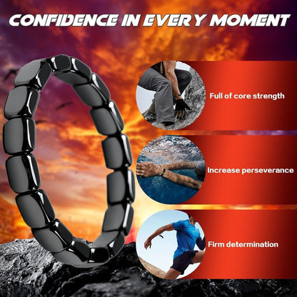 Natural Hematite Bead Bracelet – Healing & Energy Jewelry