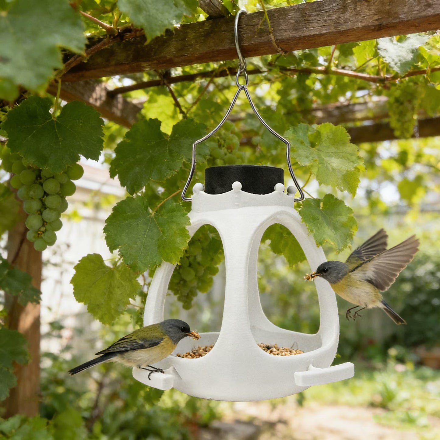 Solar Crown Bird Feeder