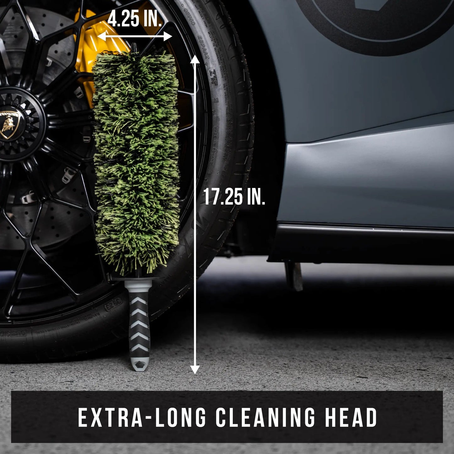 VIKING V+ Wheel Barrel Brush, Cleaning Brush for Wheels