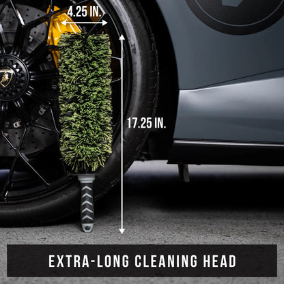 VIKING V+ Wheel Barrel Brush, Cleaning Brush for Wheels