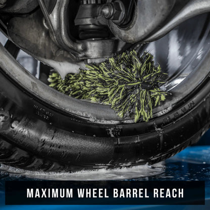 VIKING V+ Wheel Barrel Brush, Cleaning Brush for Wheels