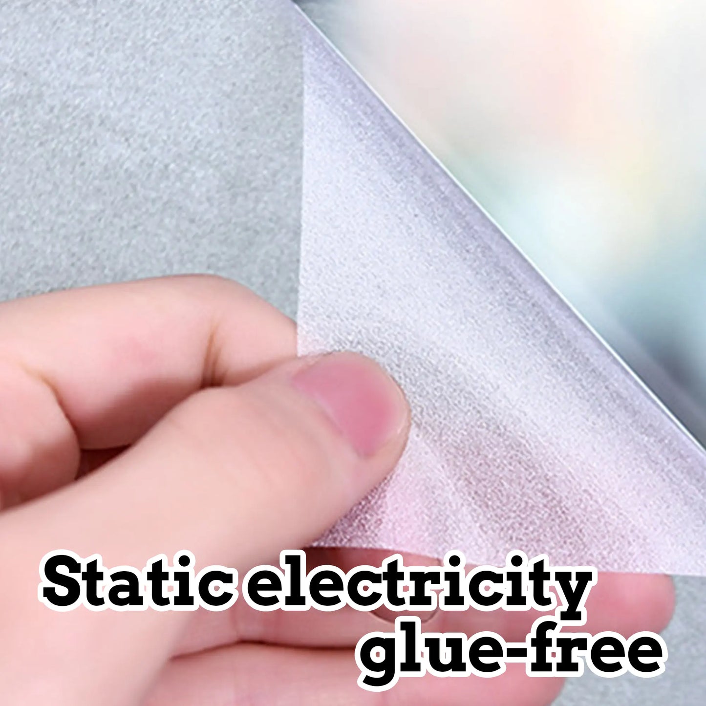 Window Privacy Film, Static Cling Removable Window Tint