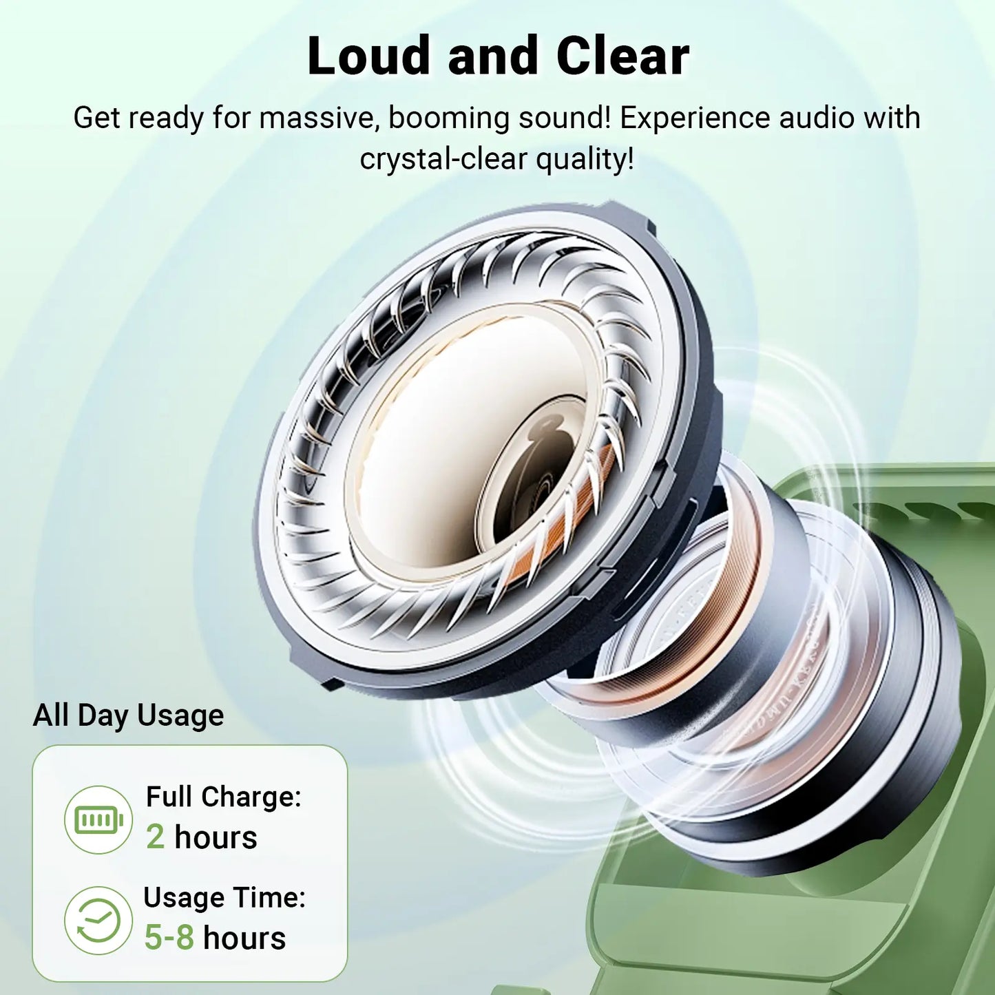 Wireless Induction Audio Speaker Stand with Power Bank