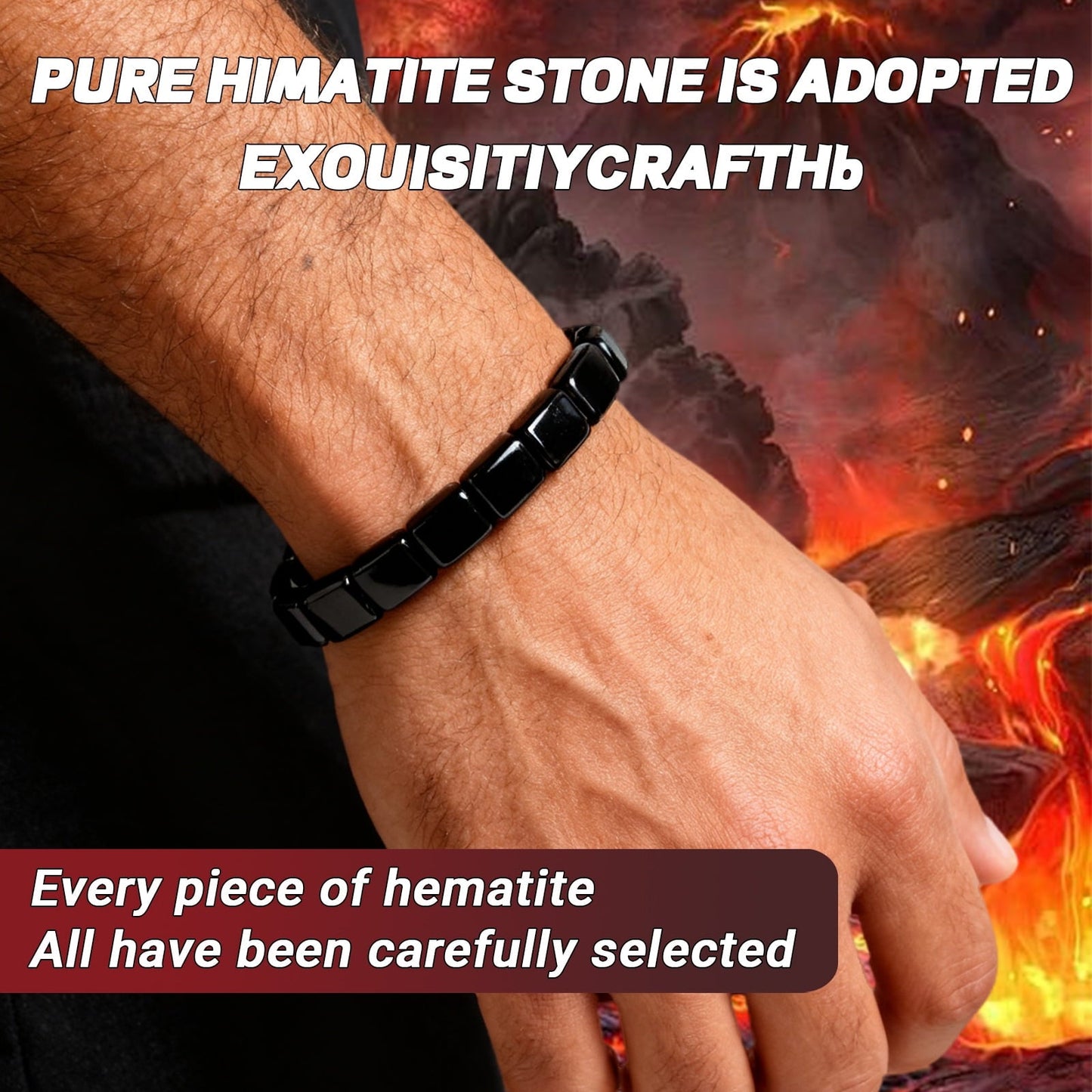Natural Hematite Bead Bracelet – Healing & Energy Jewelry