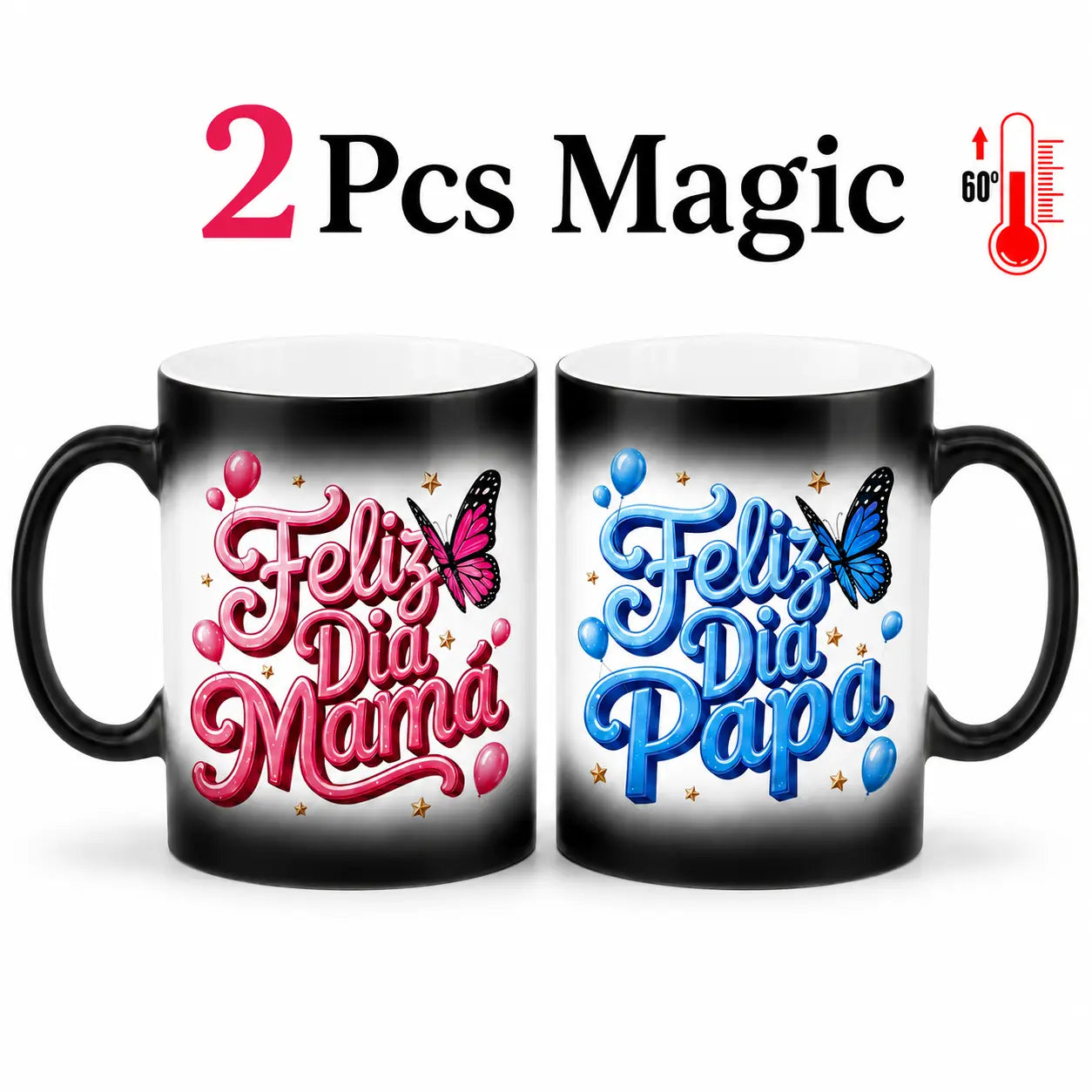 "Feliz Dia Papa" Heat Reveal Mug | Father's Day Gift, 11oz Ceramic