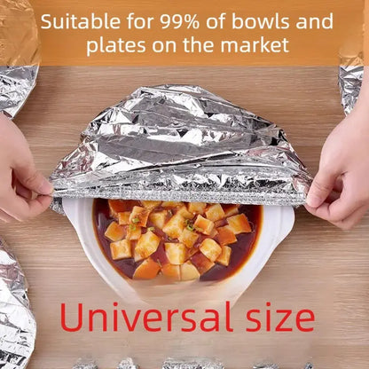🍲🔥New home dining table & food container aluminum foil heat-retaining cover