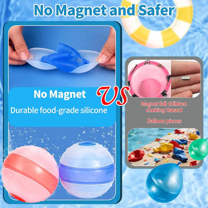 ReusableSoft Silicone Water Splash Balls