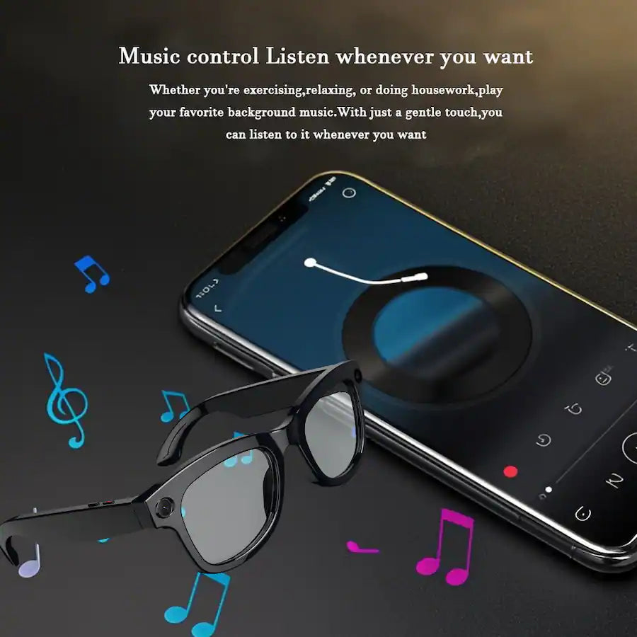 AI Vision Smart Glasses™—Real-time Translation, Camera, Music, and AI Assistant