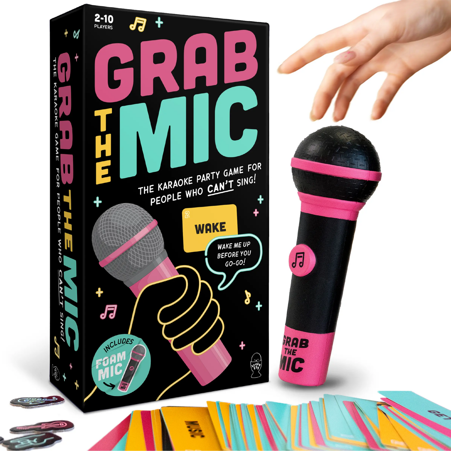 Grab The Mic Karaoke Game for Non-Singers