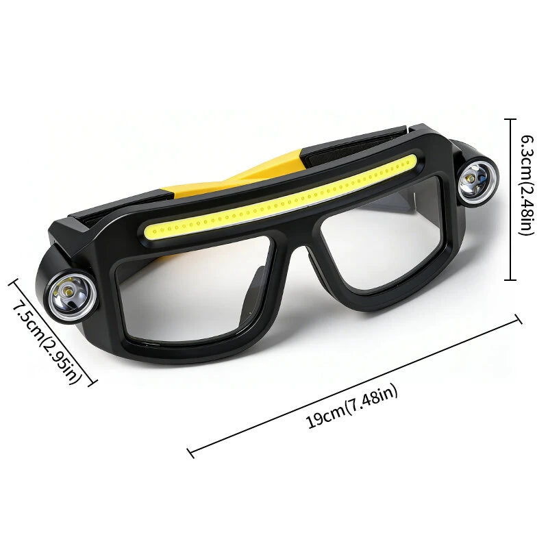 LED Safety Glasses, Rechargeable LED Glasses