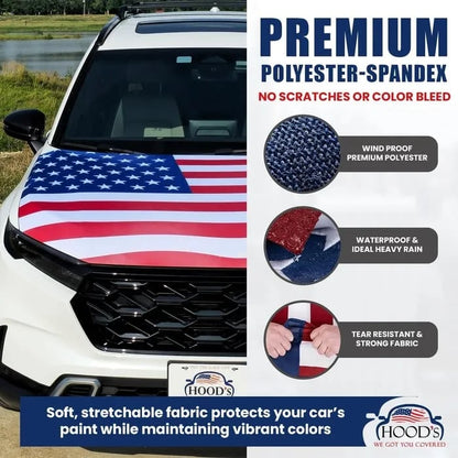 🎉Hot Sale🔥American Car Hood Flag🦅