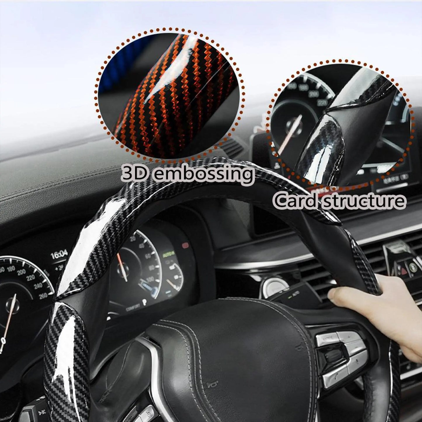 Car Steering Wheel Cover - Non-slip Universal Protector