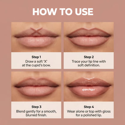 Easy Glide Lip Liner — Creamy, Blendable Color with Smooth Application