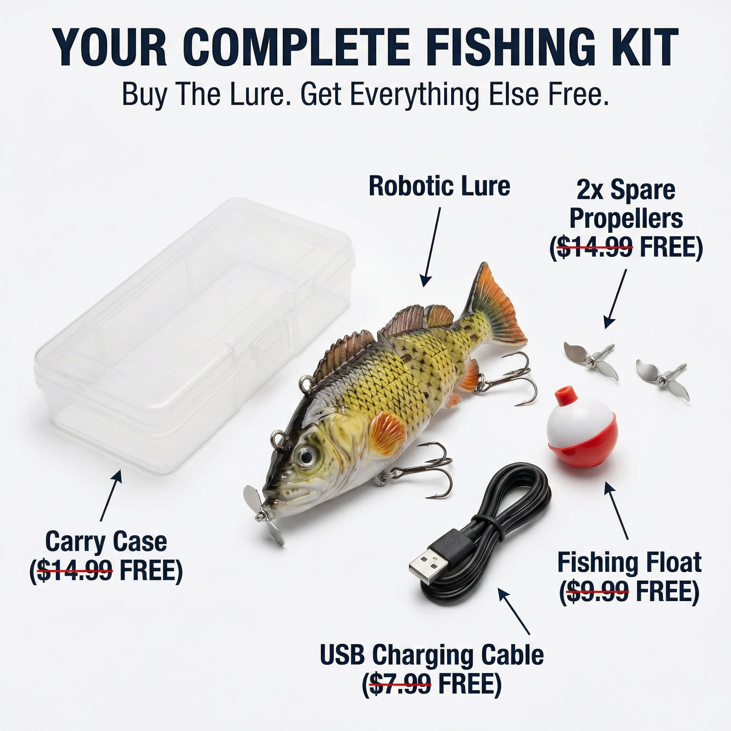 ✨Electric Robotic Swimming Fishing Lure🎣