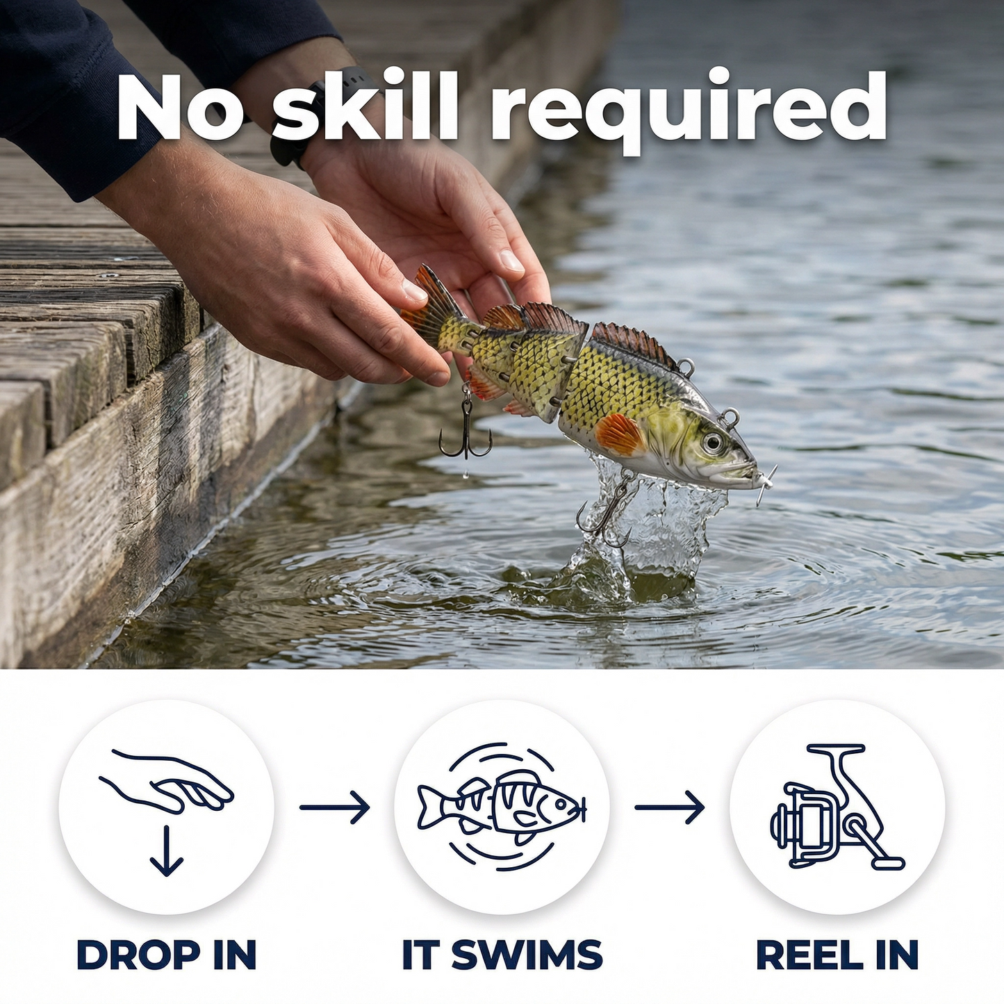 ✨Electric Robotic Swimming Fishing Lure🎣