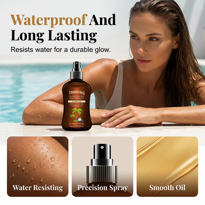 Sunless Tanning Oil with Coconut Oil