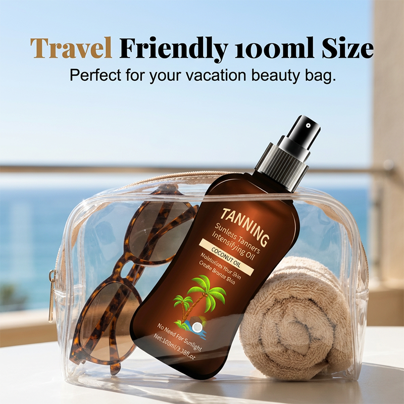Sunless Tanning Oil with Coconut Oil