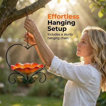 💖 Heart-Shaped Bird Feeder