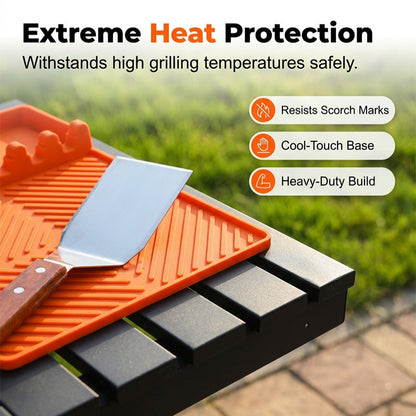 🔥LAST DAY SALE 50% OFF!!🔥Silicone Grill Mat for Side Shelf