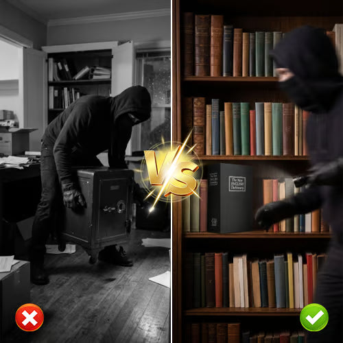 Book Shaped Hidden Safe Box
