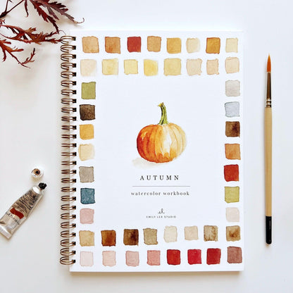 🎁Cozy Slow Watercolor Workbook Art Practice Set