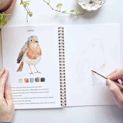 🎁Cozy Slow Watercolor Workbook Art Practice Set